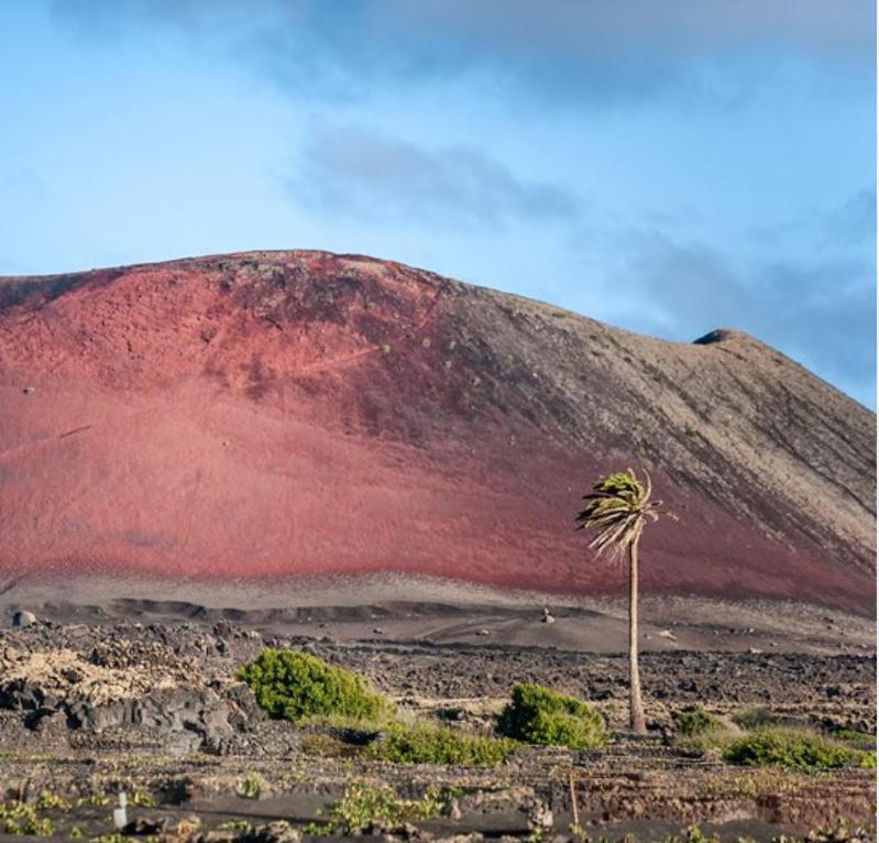 Lanzarote Casa Volcanica-Anclada Sobre La Lava Del Volcan Montana Blanca ภายนอก รูปภาพ