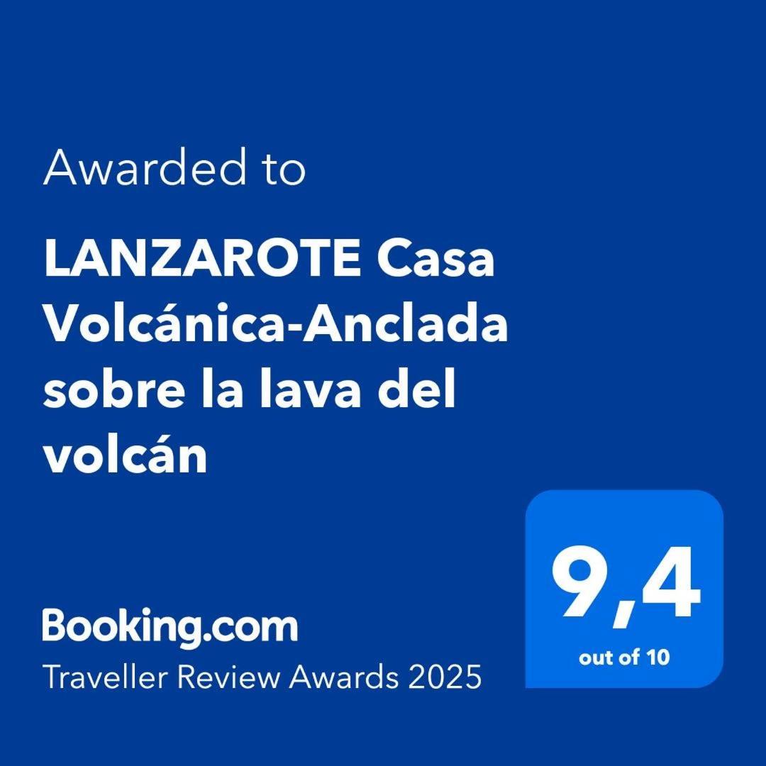 Lanzarote Casa Volcanica-Anclada Sobre La Lava Del Volcan Montana Blanca ภายนอก รูปภาพ